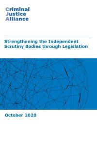 CJA Resource 8 Strengthening Arms Length Bodies consultation response 1 Oct 2020 cover page